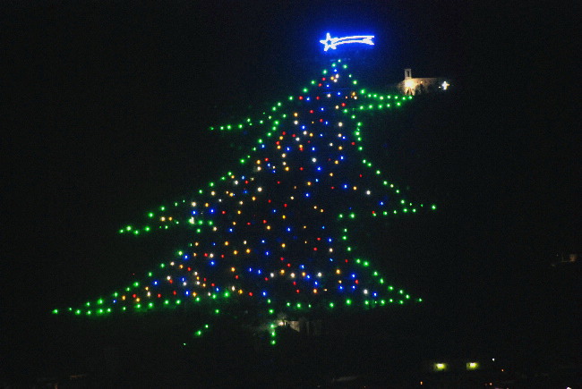 L''albero di Natale di Gubbio